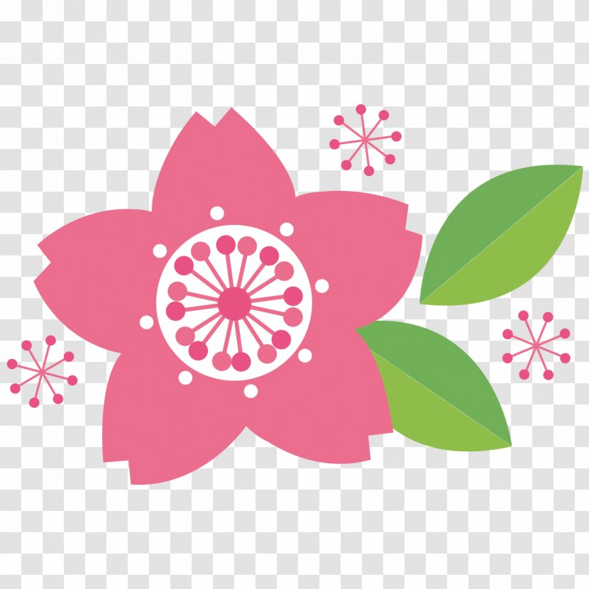 Nishinohara Elementary School Gift 風呂敷専門店・お包み研究所 Floral Design Flower - Pink - Sablon Transparent PNG