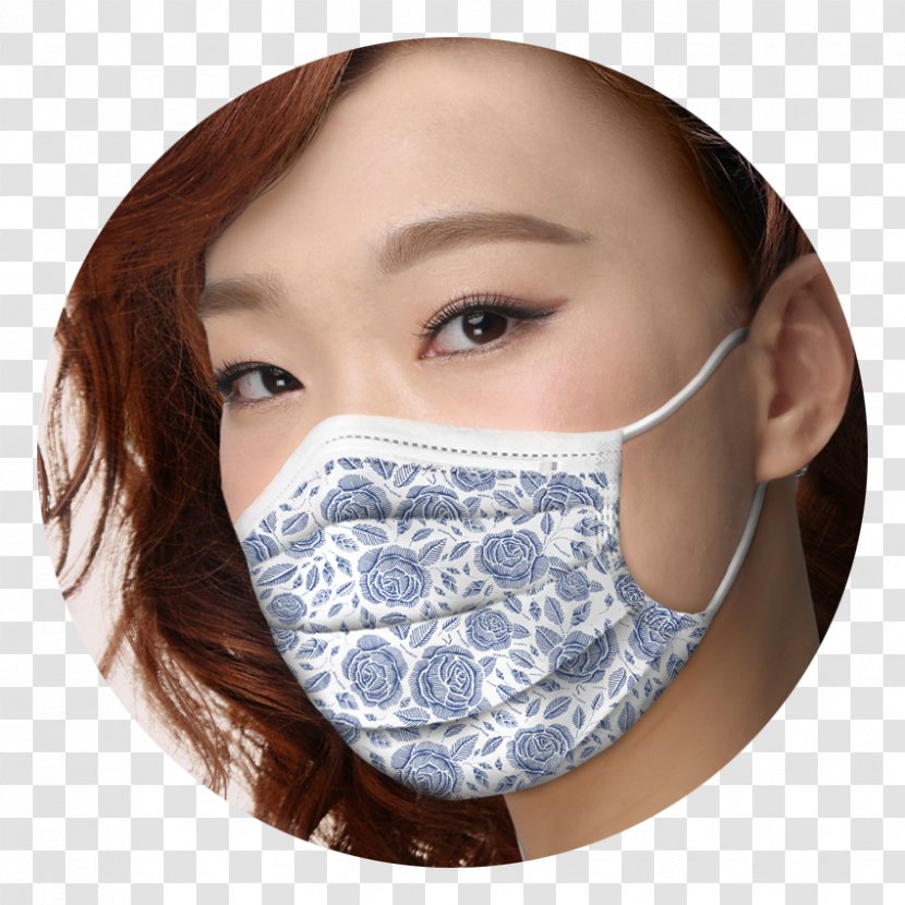 Mask Cheek Eye Chin - Embossed Pattern Transparent PNG