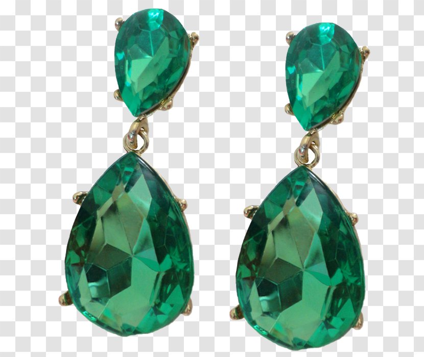 Emerald Earring Green Jewellery Gemstone - Swarovski Ag Transparent PNG