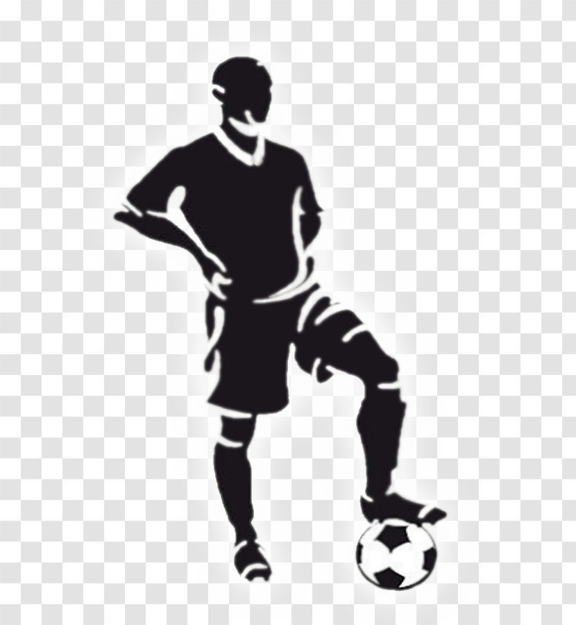 Football Player SD Ponferradina Team - Black And White Transparent PNG