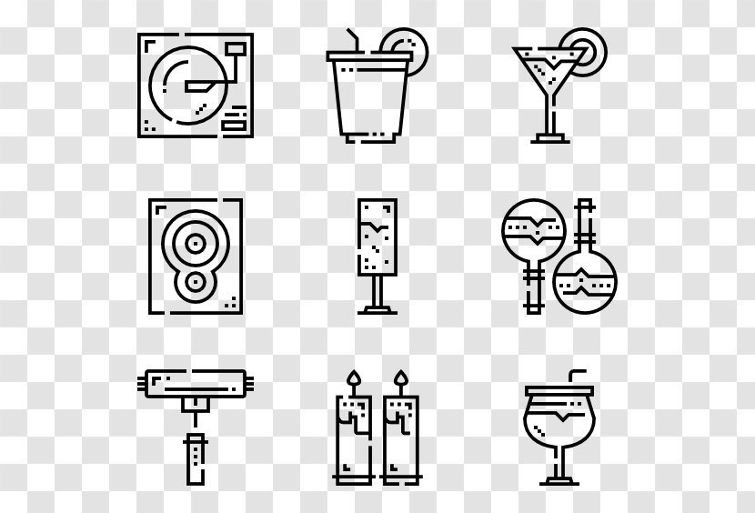 Icon Design Clip Art - Paper - Nightclub Party Transparent PNG