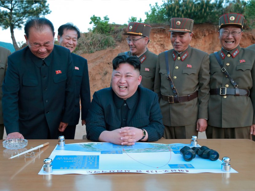 North Korea Guam United States Threat Intercontinental Ballistic Missile - Kim Jong-un Transparent PNG