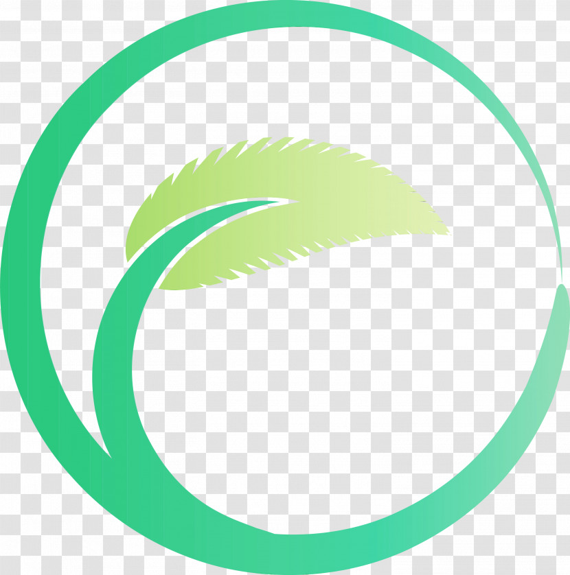 Logo Circle Font Angle Green Transparent PNG