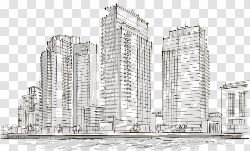 Image Map Drawing WordPress - Corporate Headquarters - Cityscape Transparent PNG
