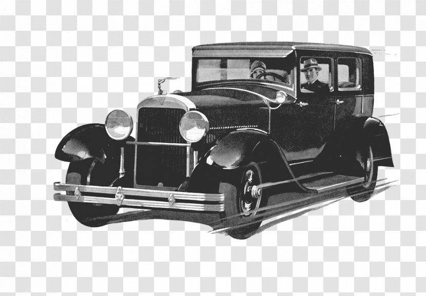 Classic Car Ford Motor Company Vintage 1932 - Flower - Black And White Old Cars Transparent PNG