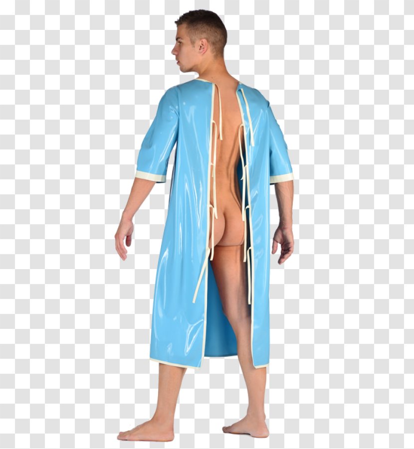 Hospital Gowns Clothing Patient - Silhouette - Sleeve Transparent PNG