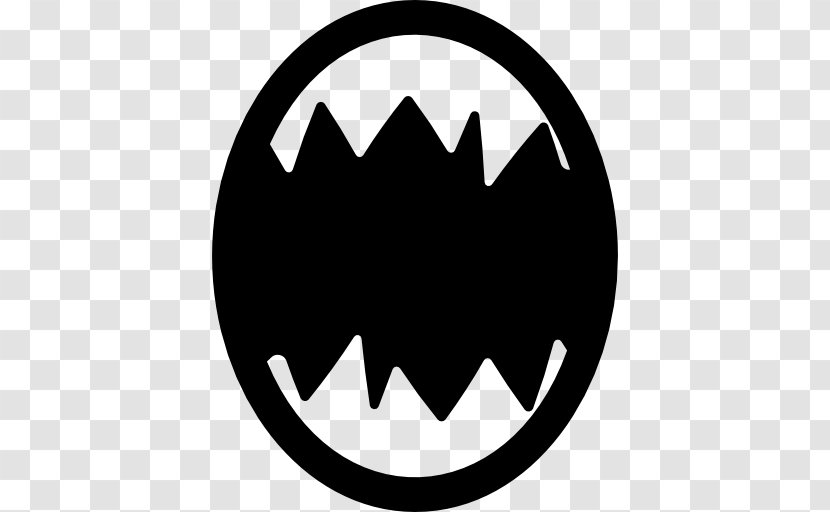 Monster Mouth - Monochrome Photography - Symbol Transparent PNG