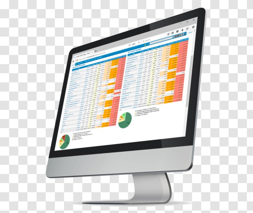 Computer Monitors Management Marketing Performance Indicator System - Accounts Receivable Transparent PNG