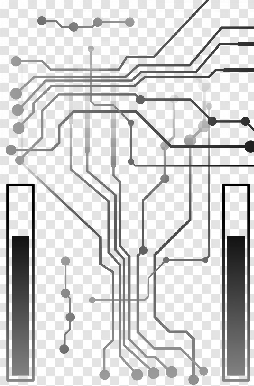 Printed Circuit Board Electrical Network Technology - Designer Transparent PNG