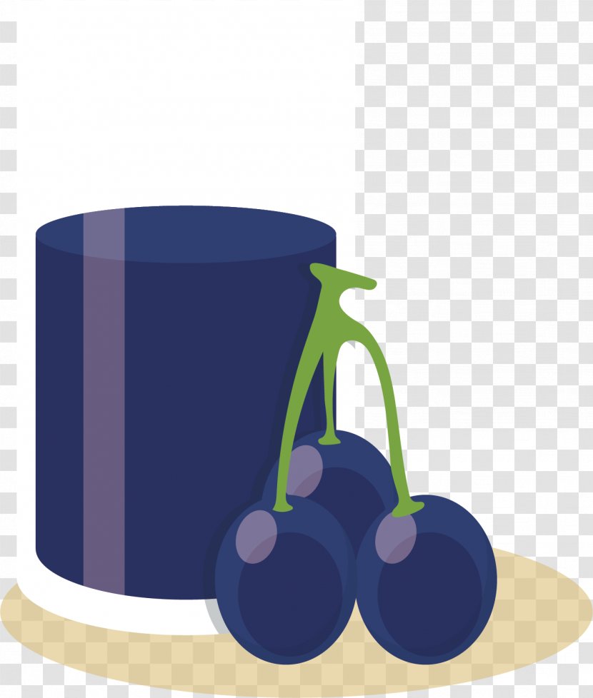 Juice Blueberry Cheesecake Fruit - Cup Vector Transparent PNG