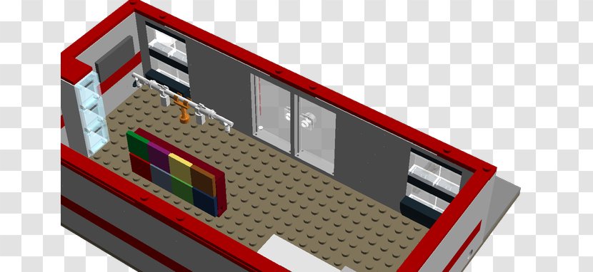 Facade Roof House - Lego Modular Buildings Transparent PNG