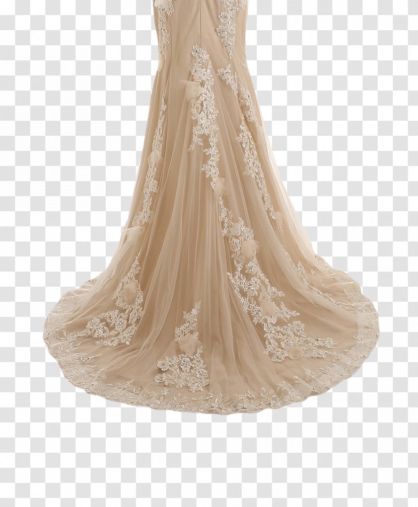 Wedding Dress Champagne Ball Gown Evening - Ivory Transparent PNG