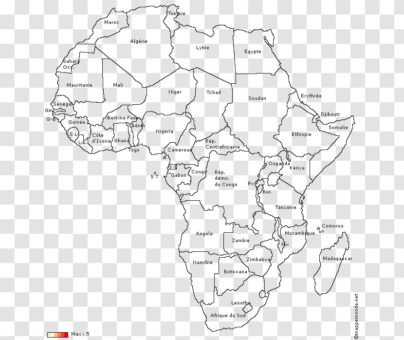 Senegal Guinea World Map Blank - Area Transparent PNG