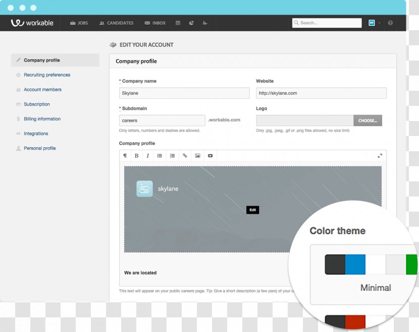 Workable Inc Technology Multimedia - Screenshot - Software Transparent PNG