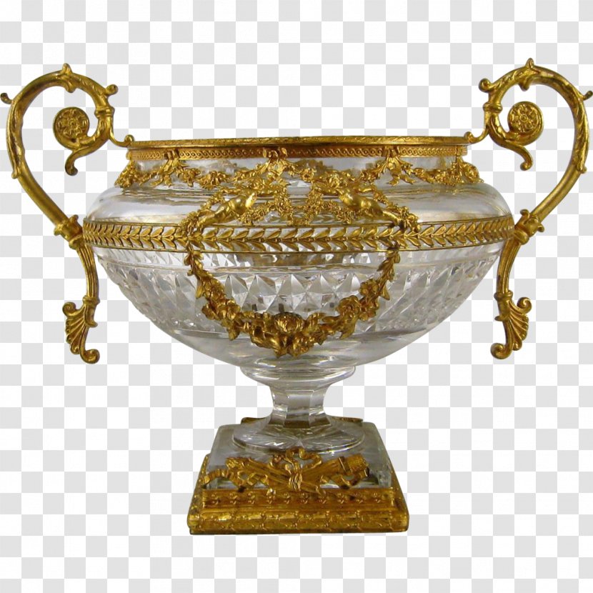 Vase Brass Kosta, Sweden Ormolu Glass - Kosta Transparent PNG