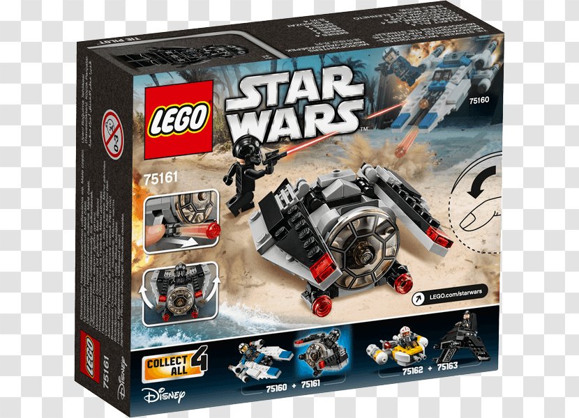 Lego Star Wars Microfighter Anakin Skywalker - Tie Fighter Transparent PNG