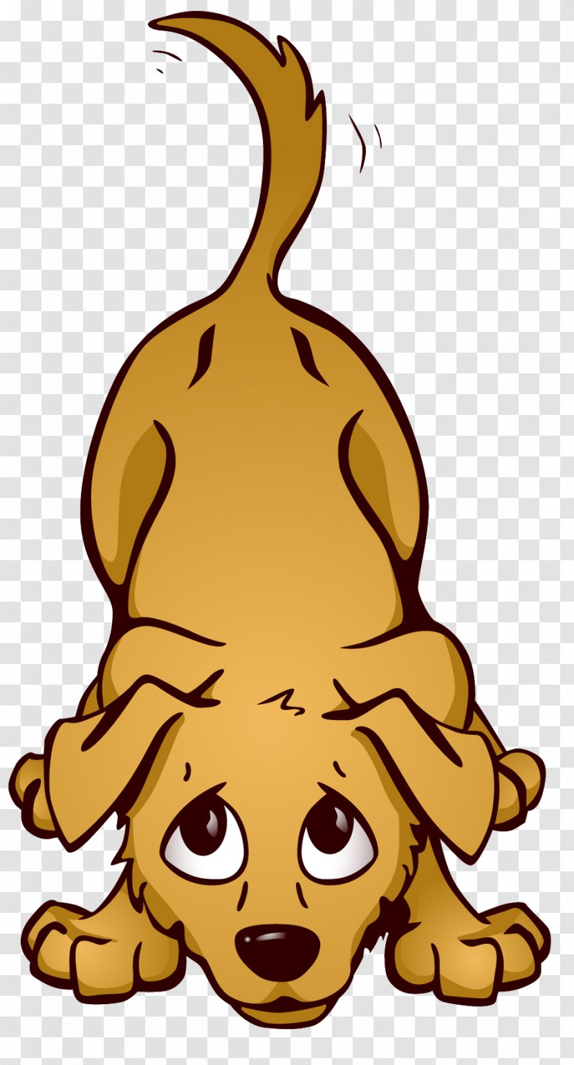 Puppy Golden Retriever Tail Wagging By Dogs Transparent PNG