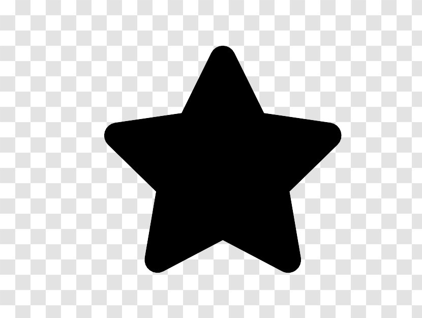 Starfish Shape - Symbol - Black Star Transparent PNG