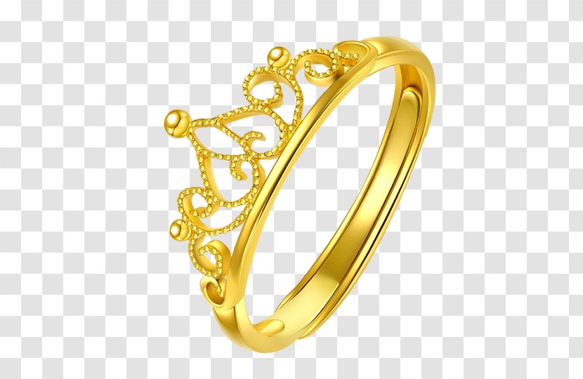 Ring Icon - Product Design - Golden Crown Transparent PNG