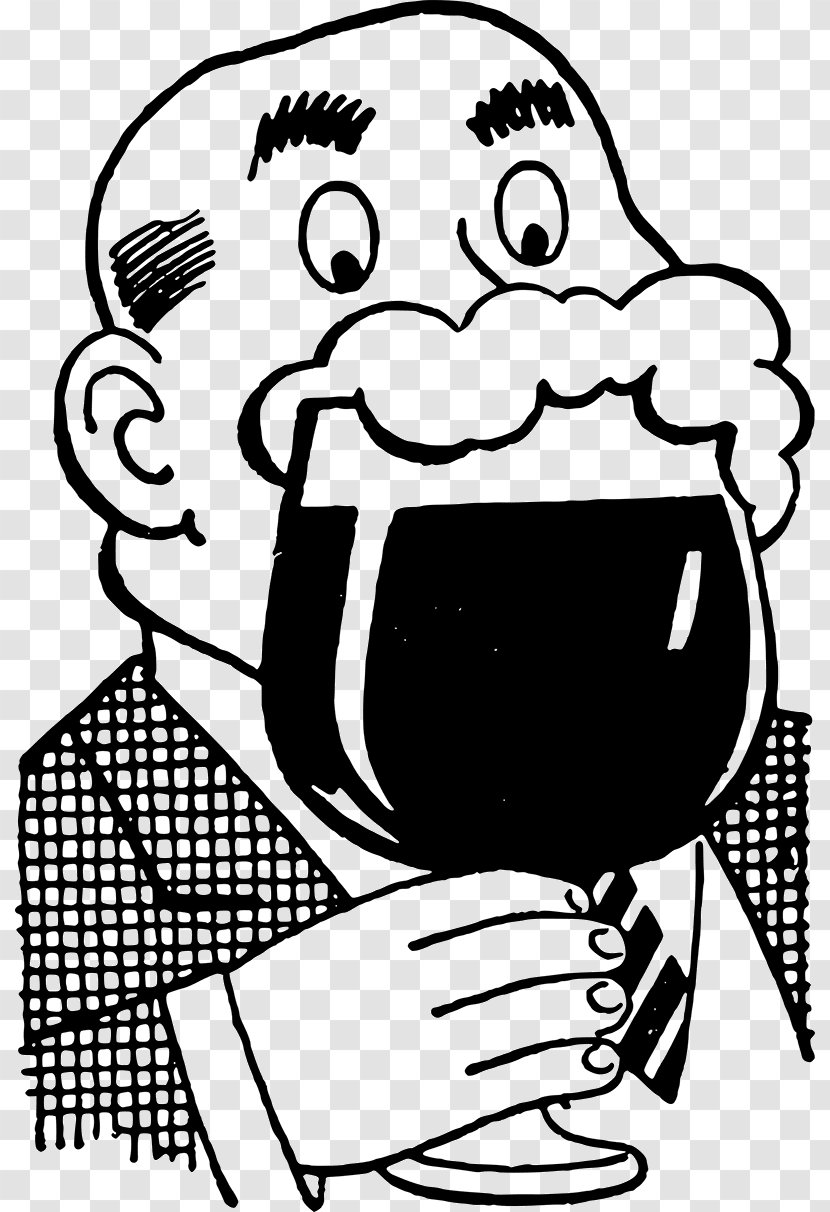 Beer Glasses Drink Lager - Cartoon Transparent PNG