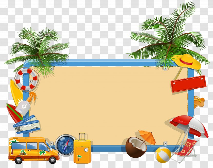 Summer Vacation Clip Art - Resort - Background Cliparts Transparent PNG