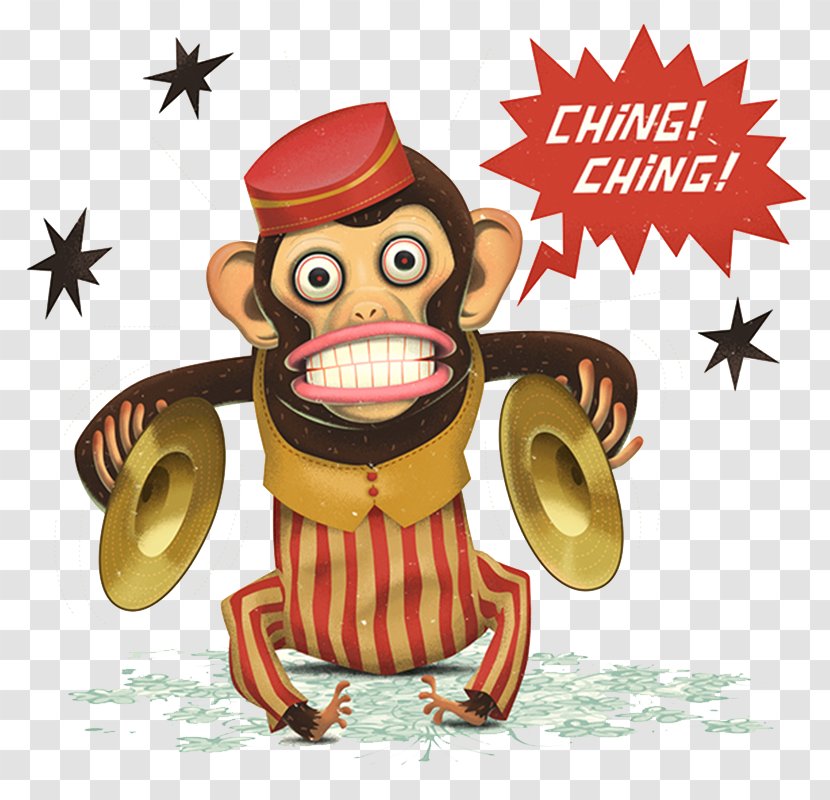 Cymbal-banging Monkey Toy Gorilla Dance - Cymbalbanging - Face Transparent PNG