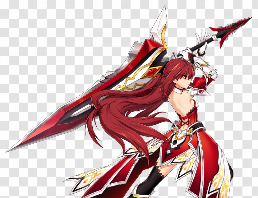 Elsword Grand Chase Elesis YouTube Art - Heart - Celestial Bodies Transparent PNG