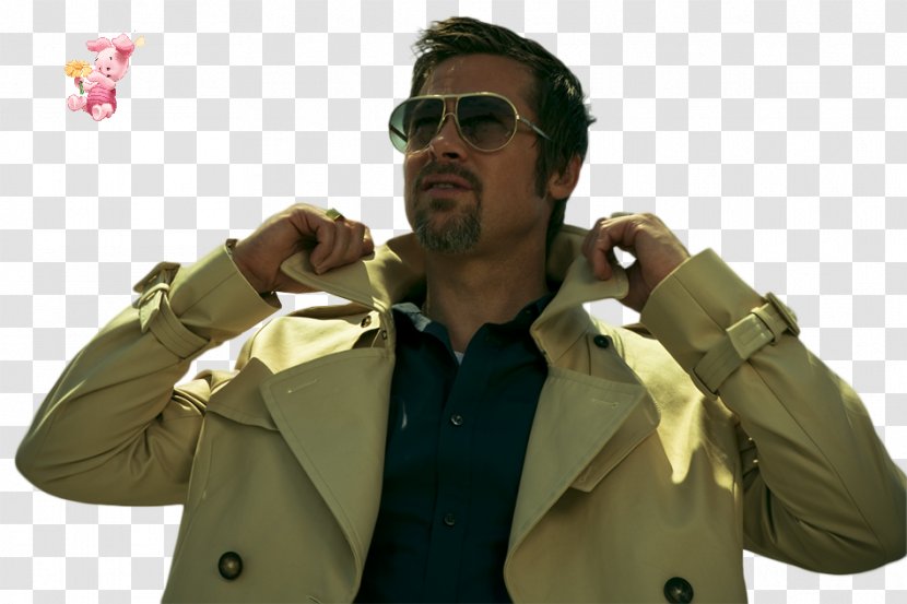 Brad Pitt Trench Coat Celebrity Fashion Ray-Ban - Vision Care Transparent PNG