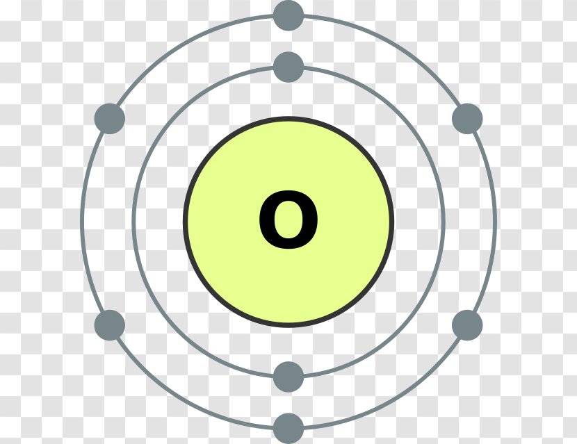 Bohr Model Atomic Number Oxygen Diagram - Symmetry - Nitrogen Design Element Transparent PNG
