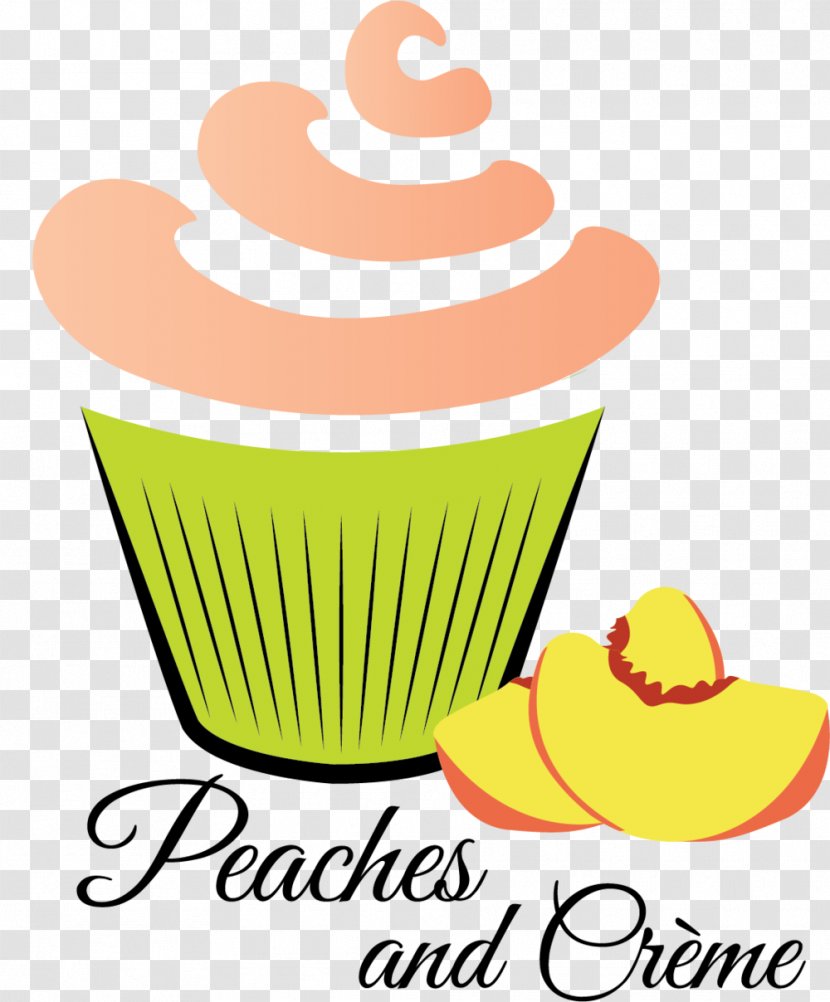 Cupcake Bakery Clip Art Product - Yellow - Tasting Peach Transparent PNG