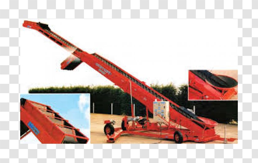Grain Elevator Crane Material-handling Equipment Screw Conveyor - Potato Harvester Transparent PNG