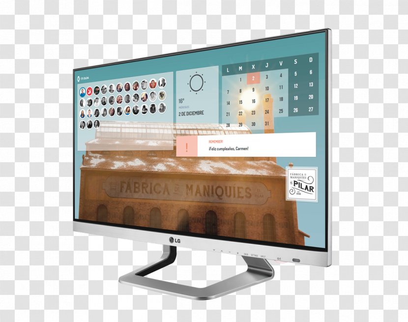 Computer Monitors Software Television Flat Panel Display Advertising - Screen - Maniquies Transparent PNG