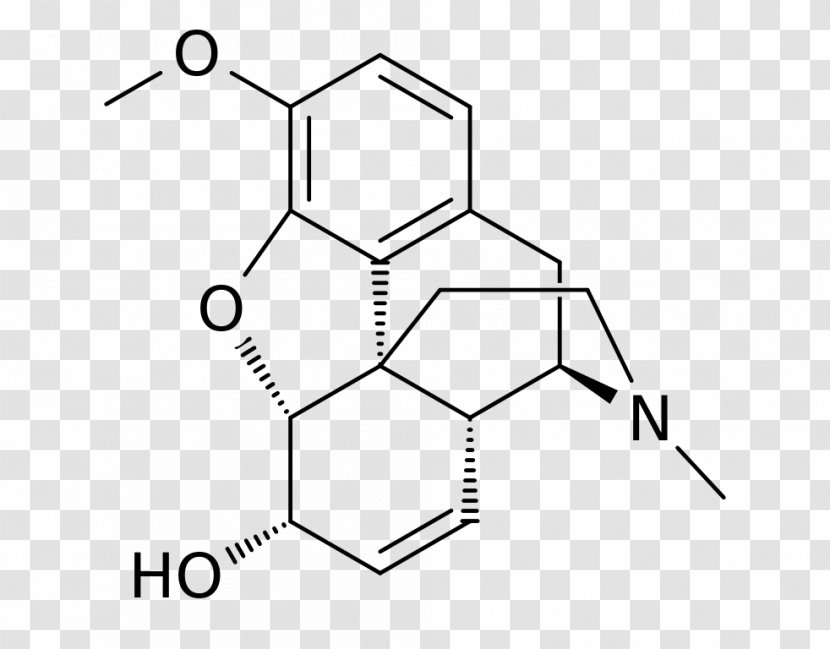 Codeine Morphine Opium Poppy Molecule Opioid - Symmetry Transparent PNG