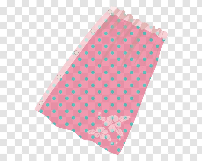 Polka Dot Pink M - Bath Towel Transparent PNG