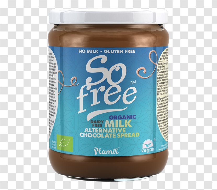 Milk Organic Food Chocolate Spread White - Dark Transparent PNG