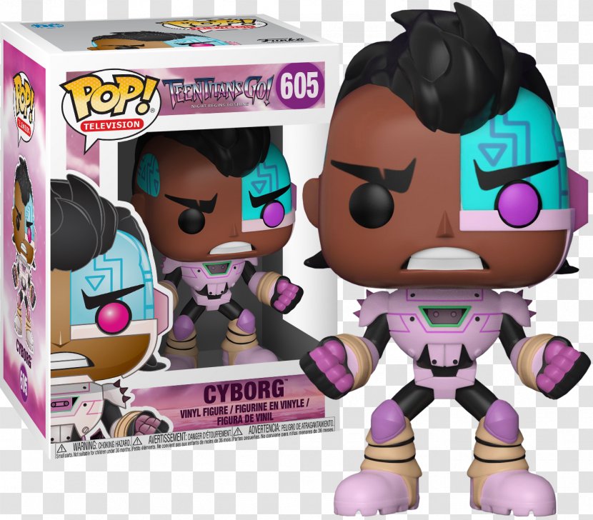 Cyborg Funko The Night Begins To Shine Raven Transparent PNG