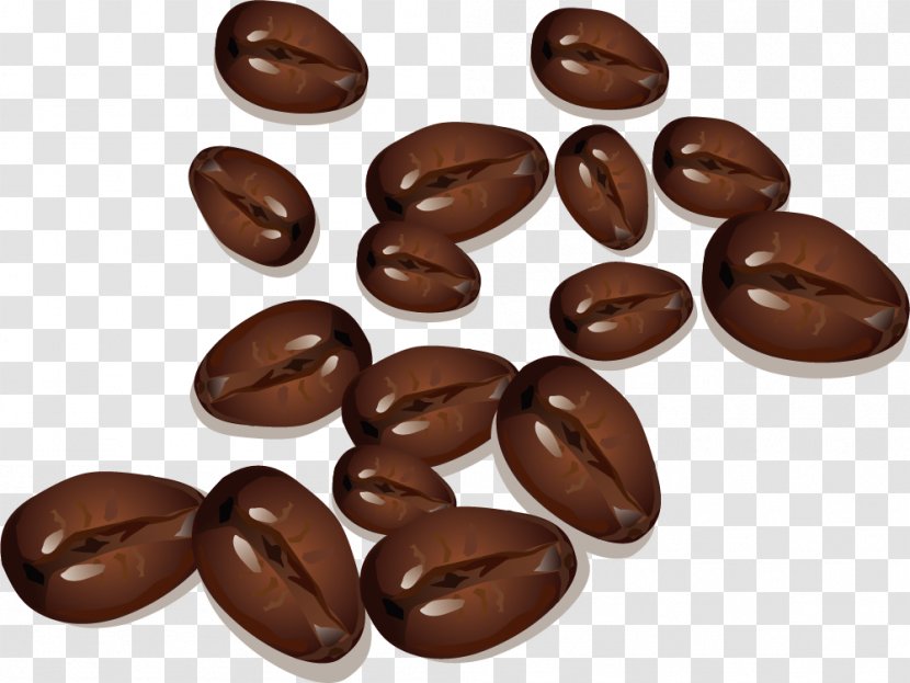 Coffee Bean Green Tea Cafe - Nut - Brown And Delicious Beans Transparent PNG