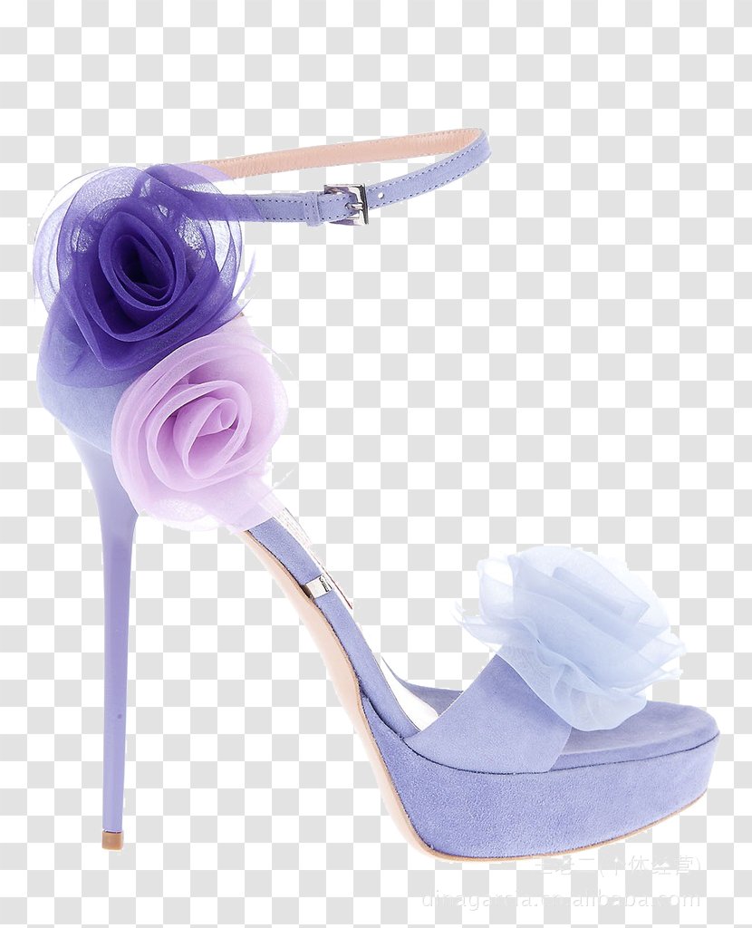 Slipper Shoe High-heeled Footwear Boot Sandal - Heel - Rose Qian Ma Can Lorenz Purple Sandals Transparent PNG