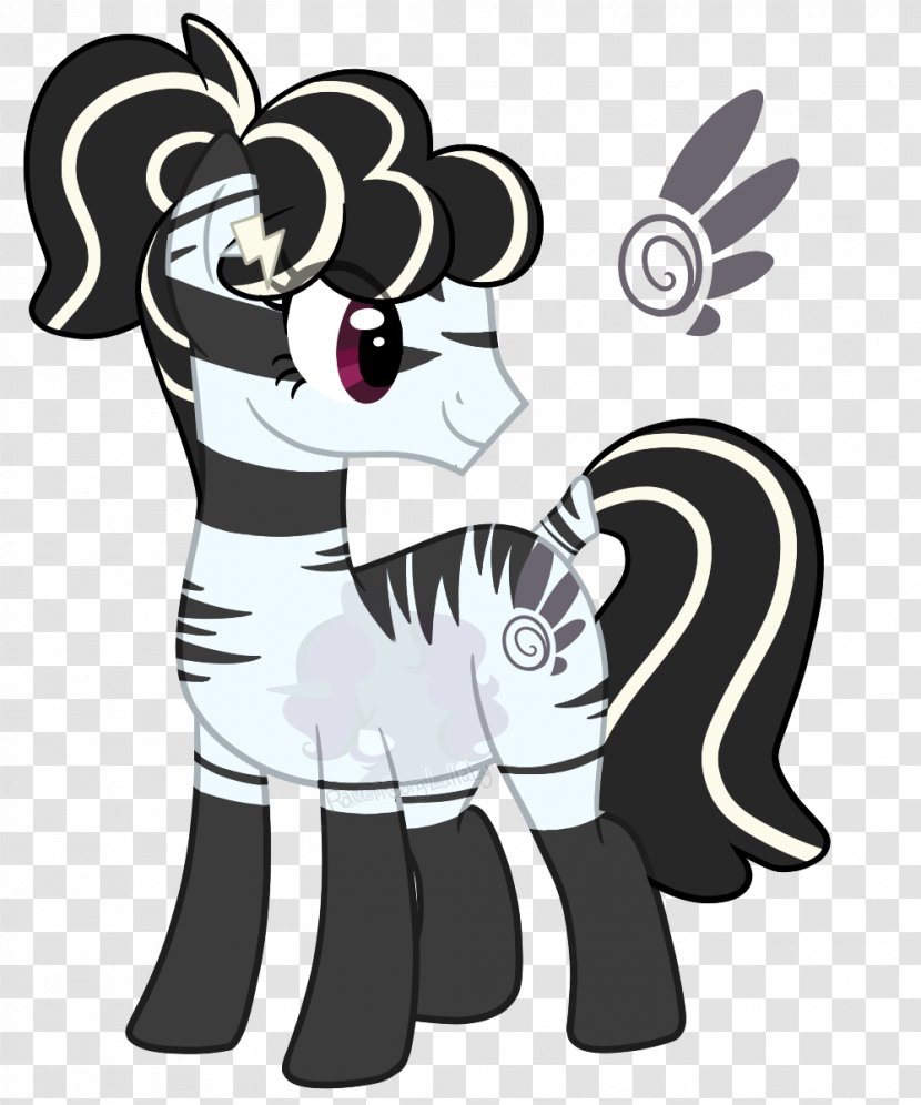 Horse Zebra Character Clip Art - Flower Transparent PNG
