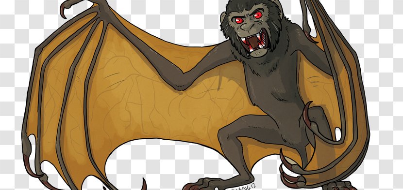 Bat Ahool Criptide Cryptid Claw - Fictional Character Transparent PNG