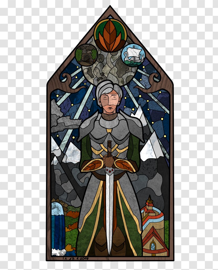 Stained Glass Illustration Religion - Cleaver Transparent PNG