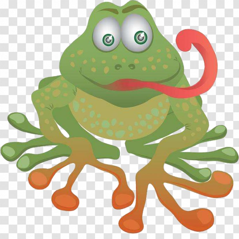 Frog Cartoon Stock Photography Royalty-free - Bull Tongue Transparent PNG