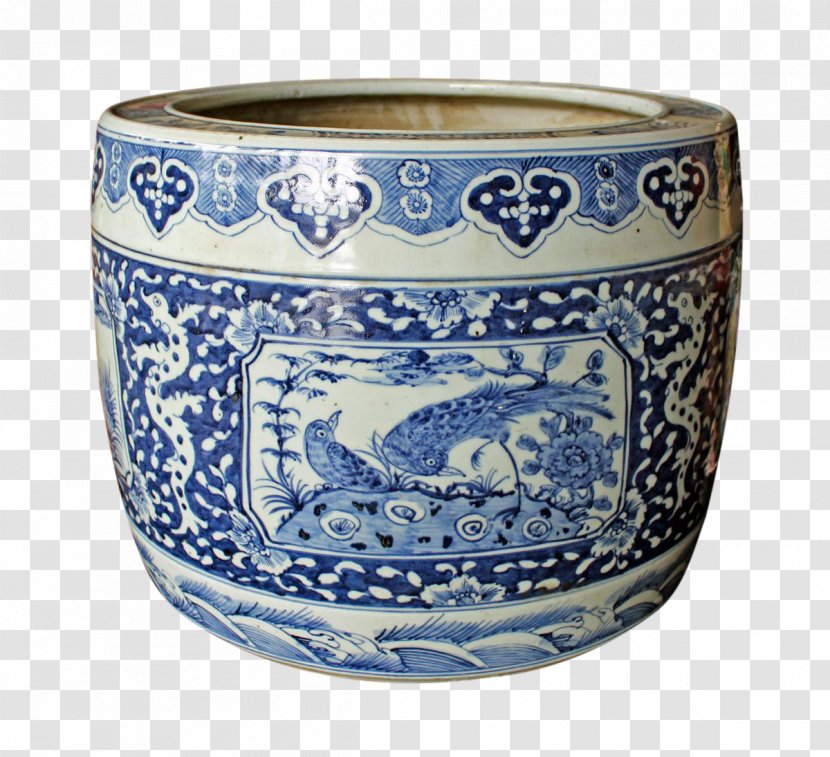 Blue And White Pottery Ceramic Joseon Porcelain Tableware - Chairish - Chinese Transparent PNG