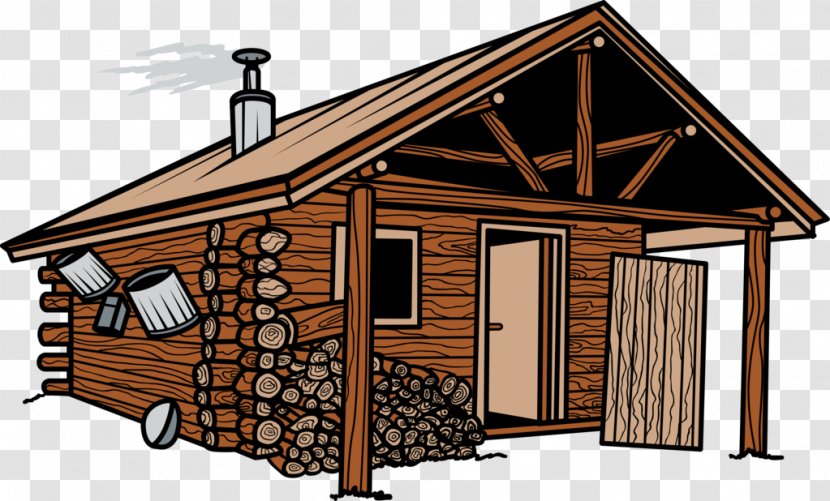 Shed Cottage House Facade Log Cabin Transparent PNG