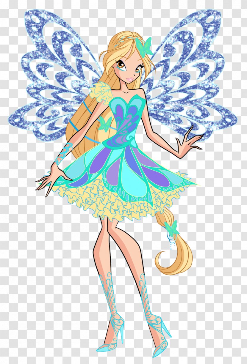 Bloom Roxy The Trix Butterflix Fairy - Costume Design - In Full Transparent PNG