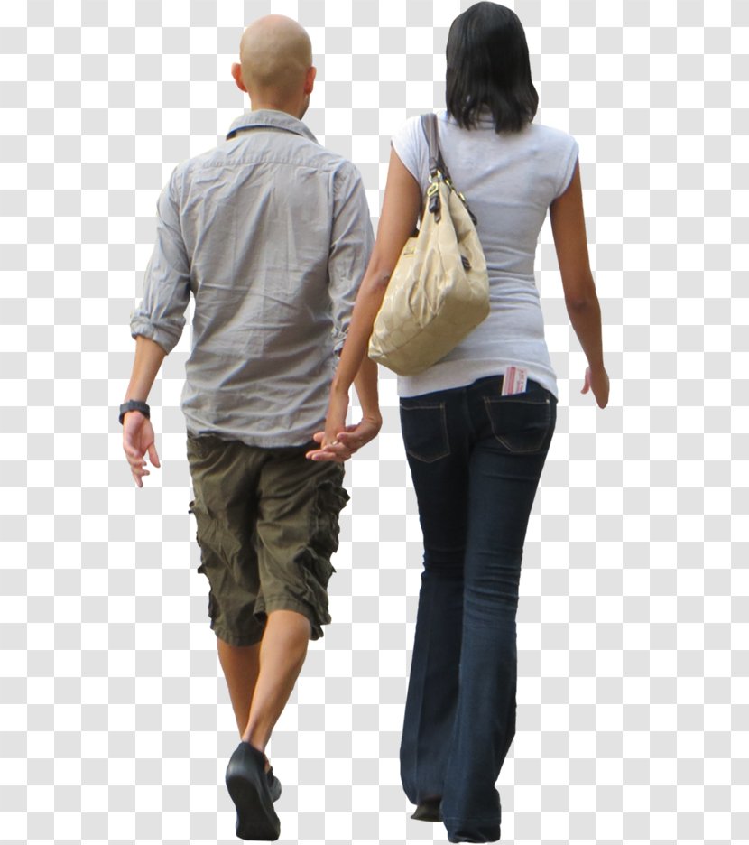 Architectural Rendering - Visualization - Couple Back Transparent PNG