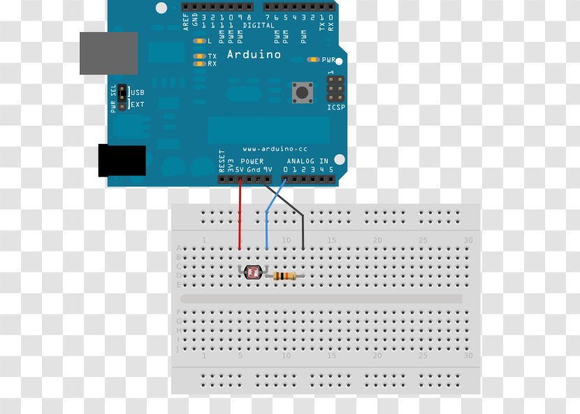 Arduino Electronics Electronic Circuit Sensor Component - Technology - Button Pull Up Resistor Transparent PNG