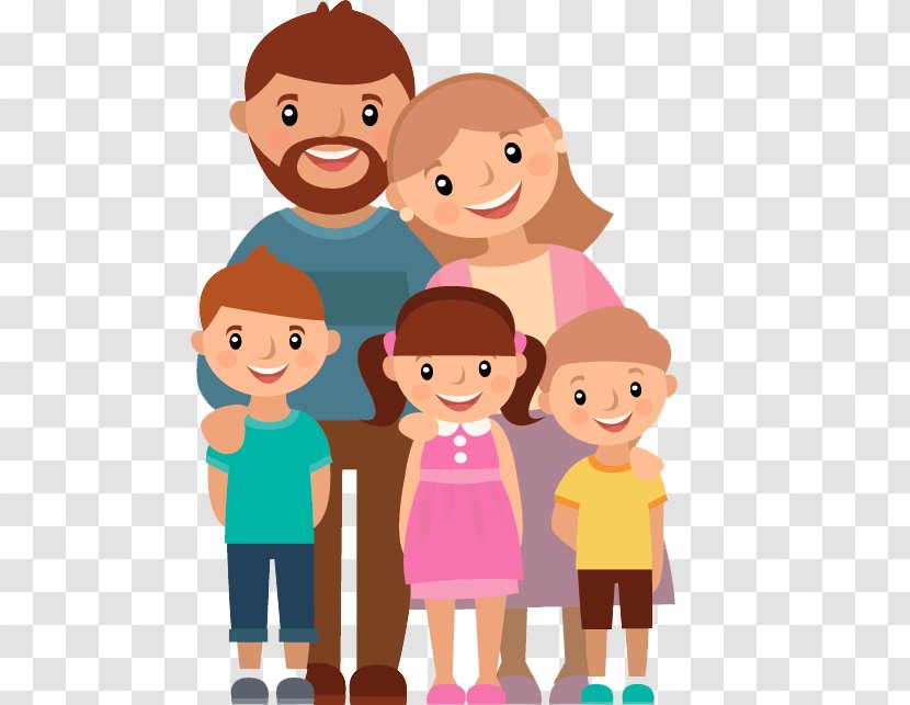 Vector Graphics Illustration Family Cartoon Child - Frame Transparent PNG