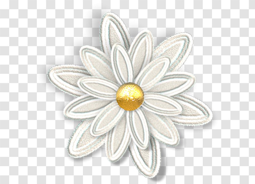 Petal Body Jewellery Cut Flowers - Silver Transparent PNG