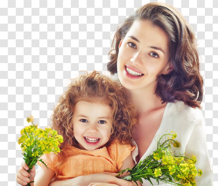 Stock Photography Child Mother Illustration Image - Cut Flowers Transparent PNG